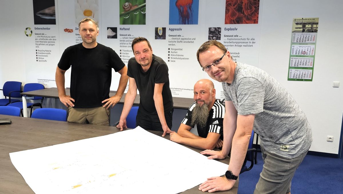 v.l.n.r.: CEC-Nachfolge - Jörg Seibicke, Hanjo Kloß, Carsten Lippert und Christian Matschulla (© CEC GmbH )