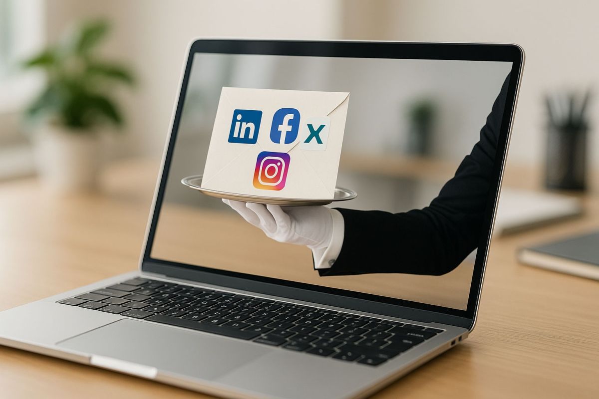 Individuell programmierte digitale Assistenten erleichtern es sichtbar zu bleiben. (© KI-Image prompted by René Greiner)