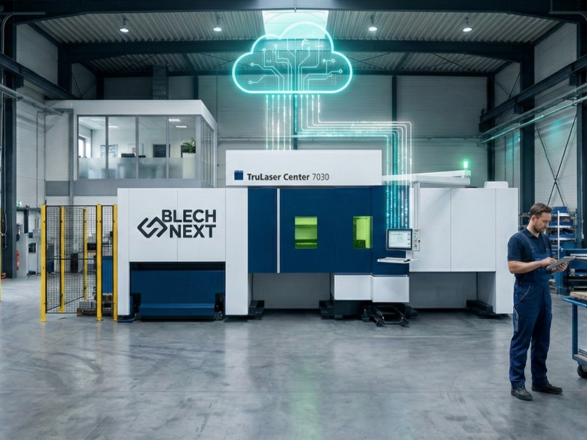 Blechnext bietet Blechbearbeitern das Machine-as-a-Service-Partnermodell mit einer TruLaser Center 7