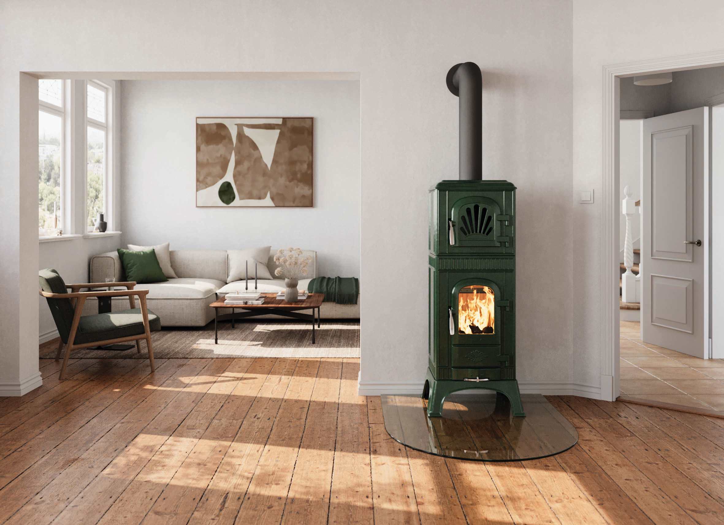 Klassische Form, edle Farben und Wärme für lange Abende (Die Bildrechte liegen bei dem Verfasser der Mitteilung.)