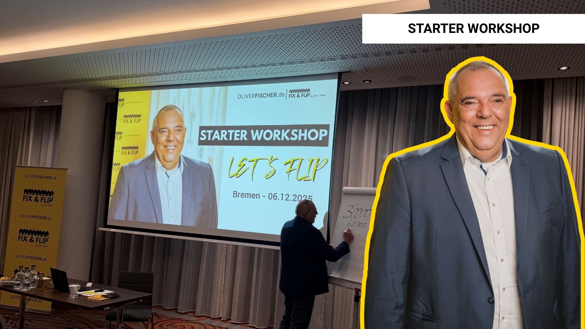 Oliver Fischer auf dem FIX&FLIP StarterWorkshop in Bremen (Die Bildrechte liegen bei dem Verfasser der Mitteilung.)