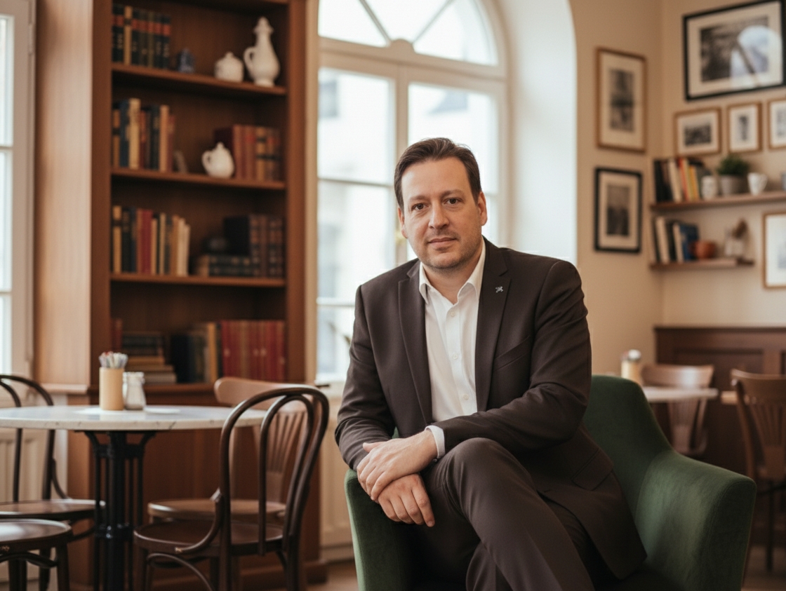 Dr. Daniel Nummer im Interview (Die Bildrechte liegen bei dem Verfasser der Mitteilung.)