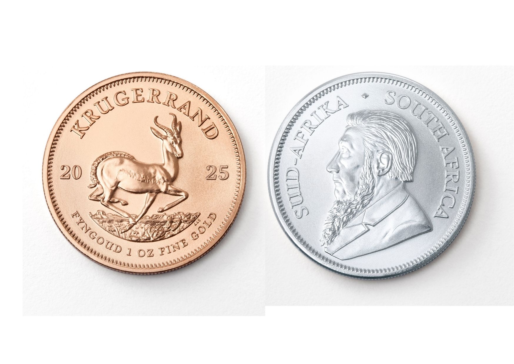 Auch zu Weihnachten etwas ganz Besonderes: Krügerrand Anlagemünzen in Gold und Silber (Bildquelle: @Prestige Bullion)