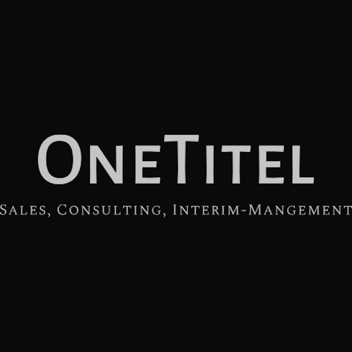 Logo OneTitel - Sales, Consulting, Interim-Management