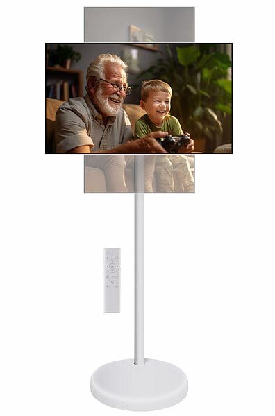 auvisio Mobiler Smart-Bildschirm ST-238 V2 mit 23,8", Android 13, HDMI, Akku, Touch, www.pearl.de (Die Bildrechte liegen bei dem Verfasser der Mitteilung.)