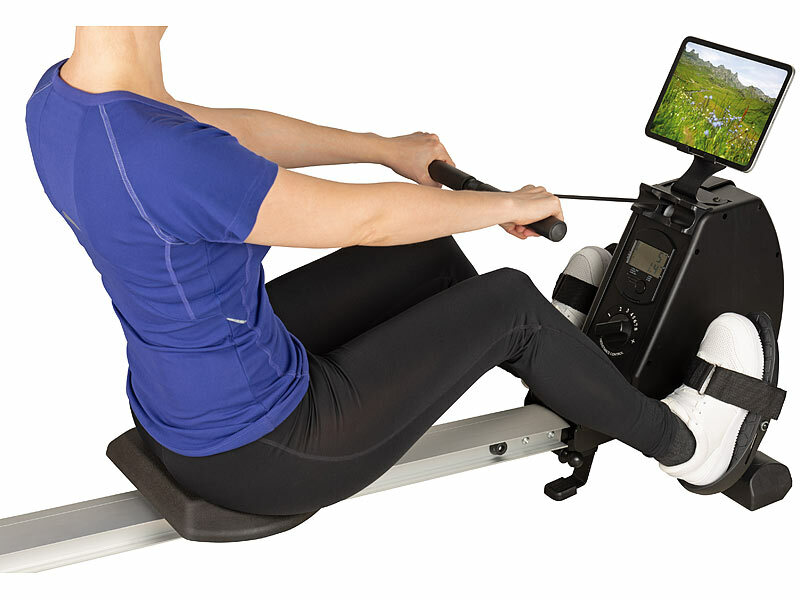 PEARL sports Klappbares Heim-Rudergerät HT-200 mit 8 Stufen, Magnetbremssystem, www.pearl.de (Die Bildrechte liegen bei dem Verfasser der Mitteilung.)