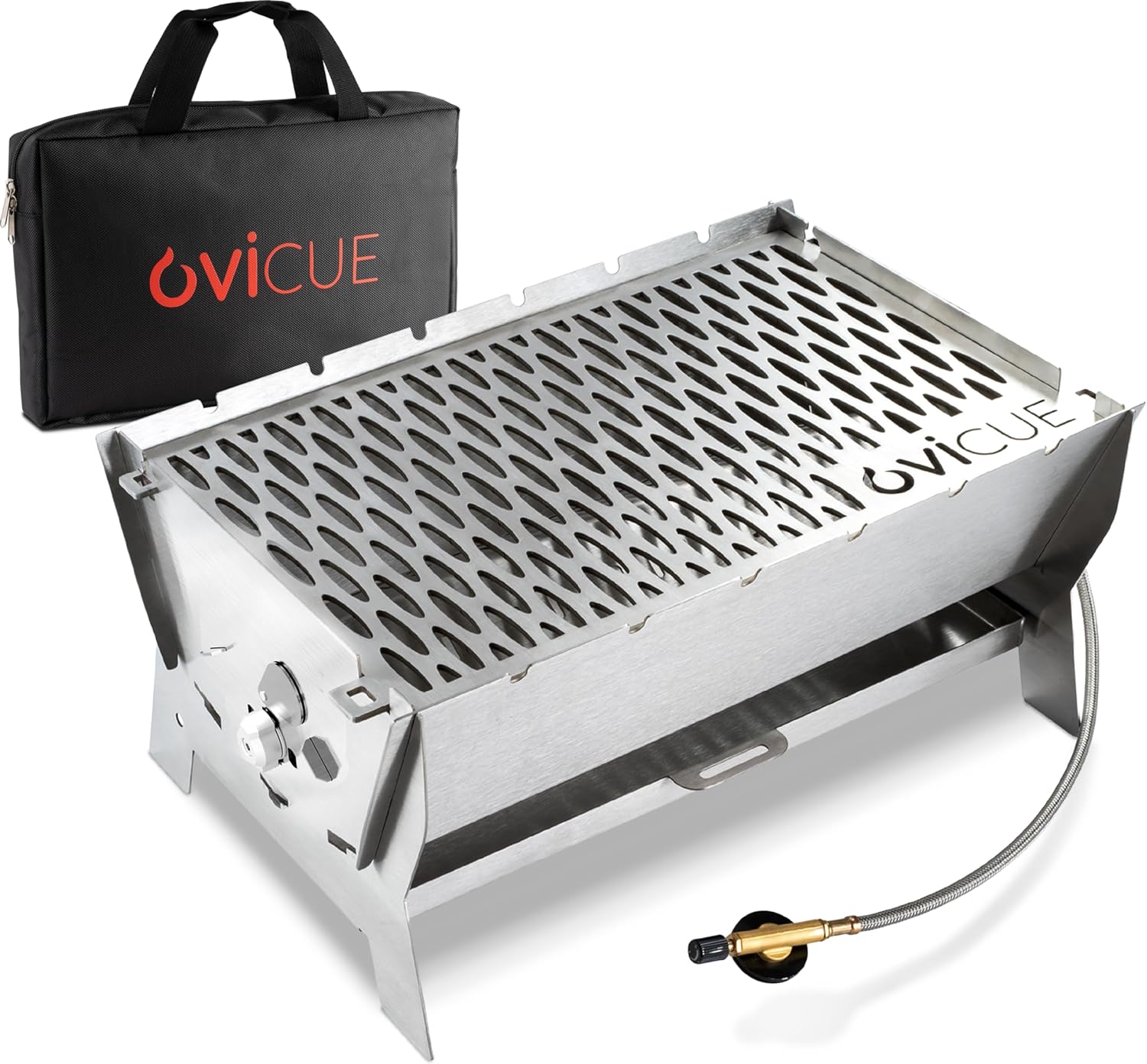 SILVER GmbH: Ovicue Grill L für Balkon, Camping und Outdoor
