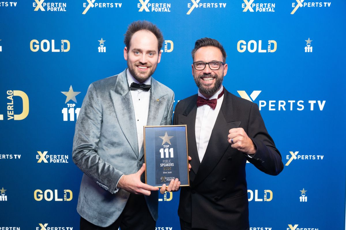 TOP 111 Public Speaker Auszeichnung (© Justin Bockey)