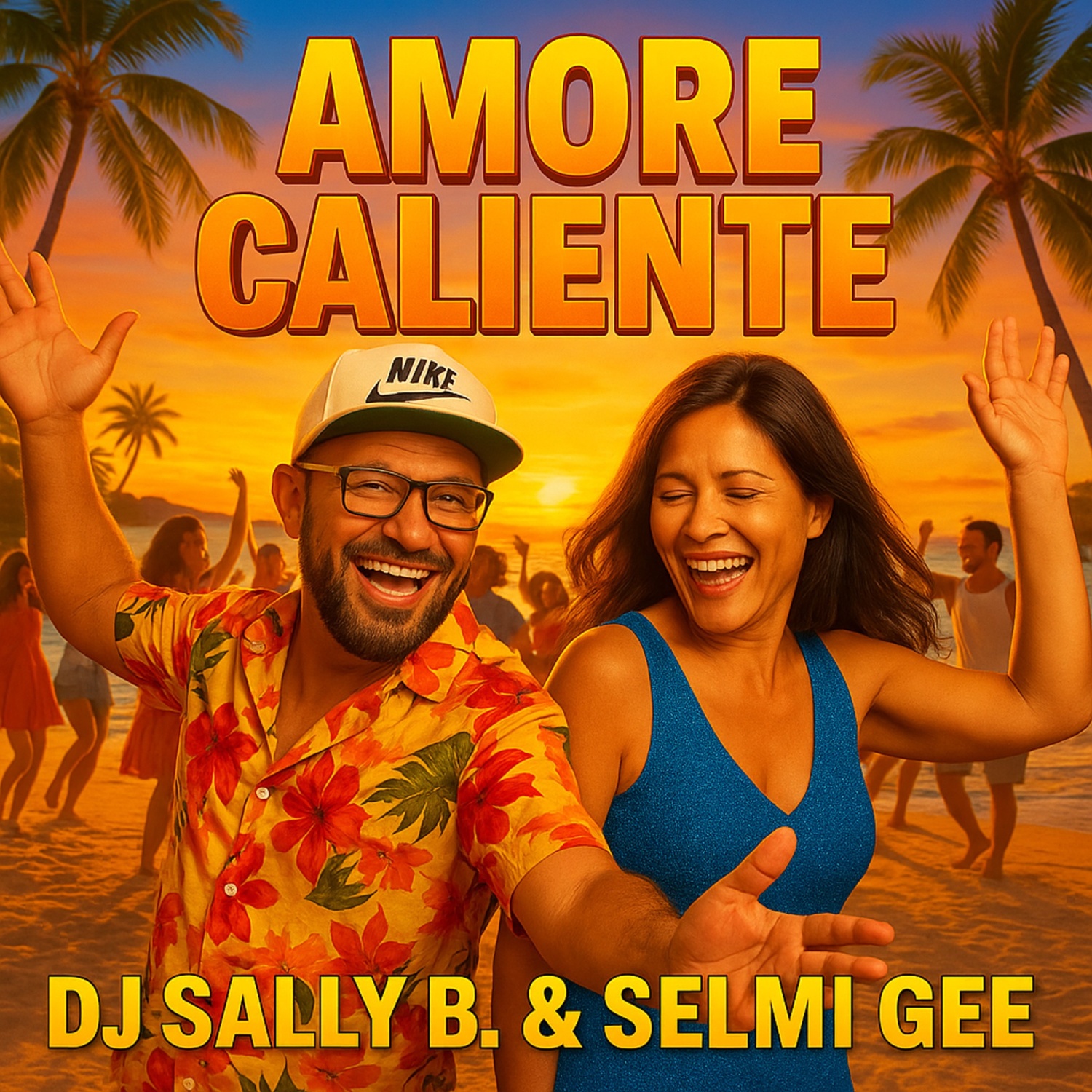 DJ Sally B. and Selmi Gee - AMORE CALIENTE - Cover 1500