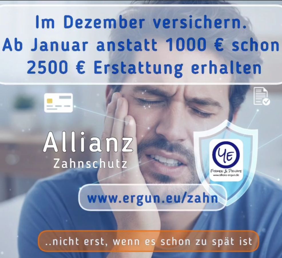 Mein ZahnSchutz Allianz Ergün (© Allianz Hauptvertretung Yavuz Ergün)