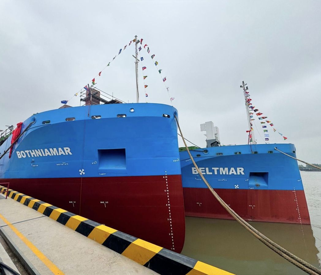 MV Bothniamar + MV Beltmar - Taufe auf chinesischer Bauwerft -  BAAS Shipping (© )