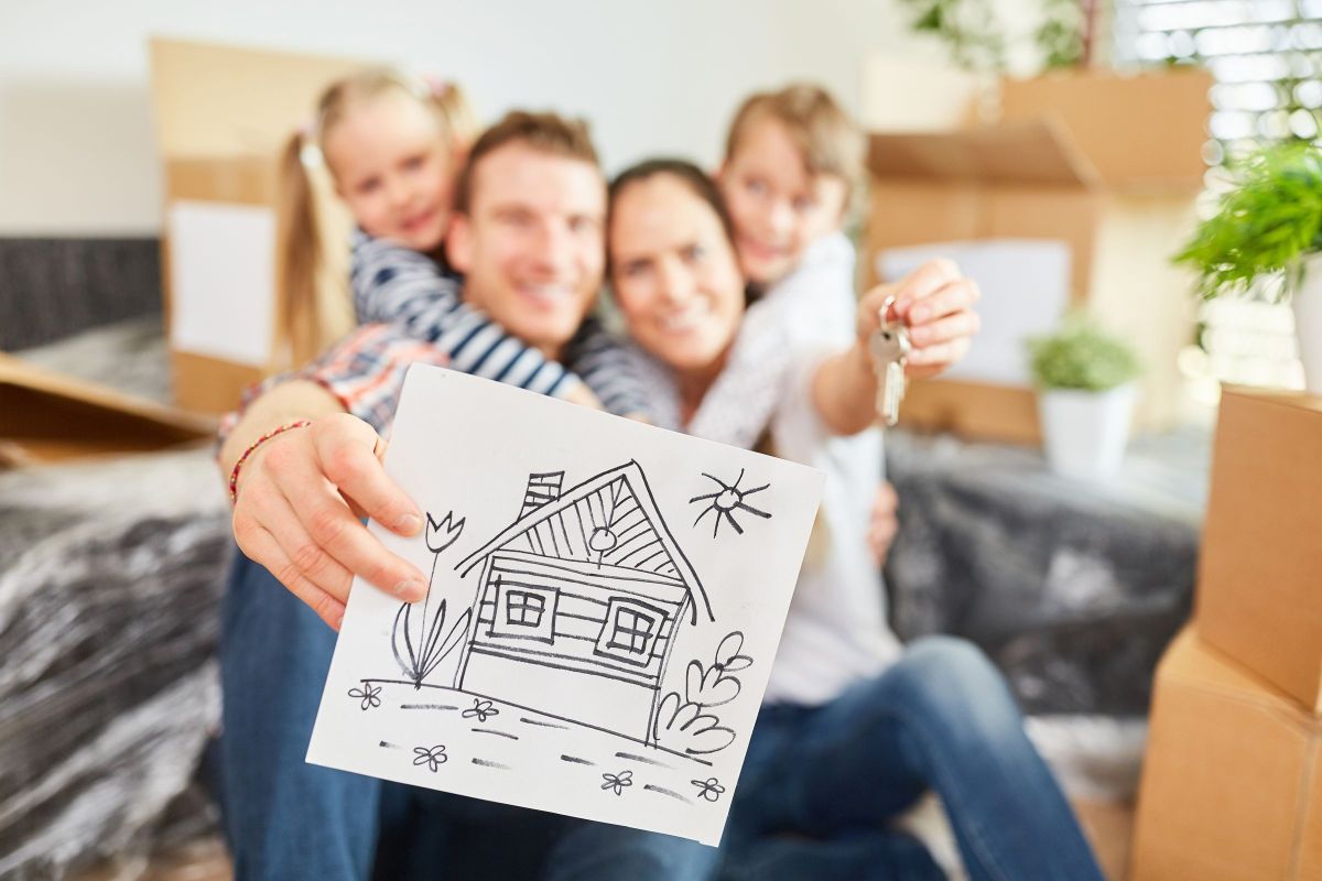 Der Wunsch vieler, das Einfamilienhaus. (© Robert Kneschke)