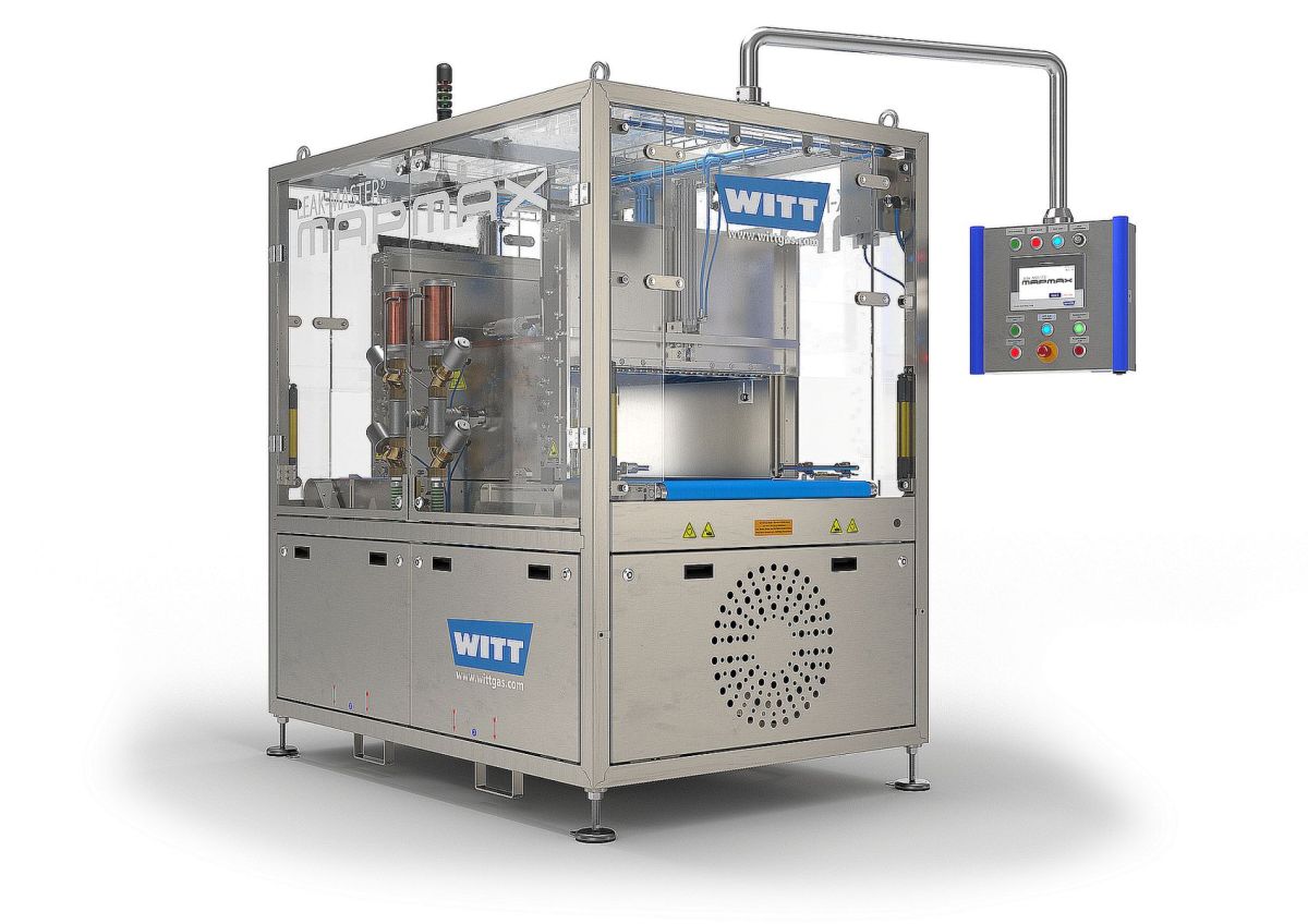 LEAK-MASTER MAPMAX zur Inline-Dichtheitsprüfung von Schutzatmosphäre-Verpackungen (© WITT-Gasetechnik)