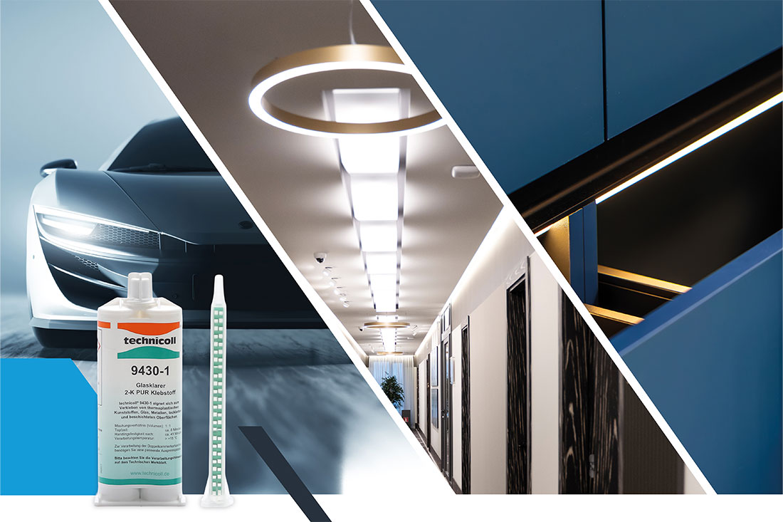 technicoll®9430-1 sorgt für sanftes LED-Licht und sicheren Halt von Leuchten. (Die Bildrechte liegen bei dem Verfasser der Mitteilung.)