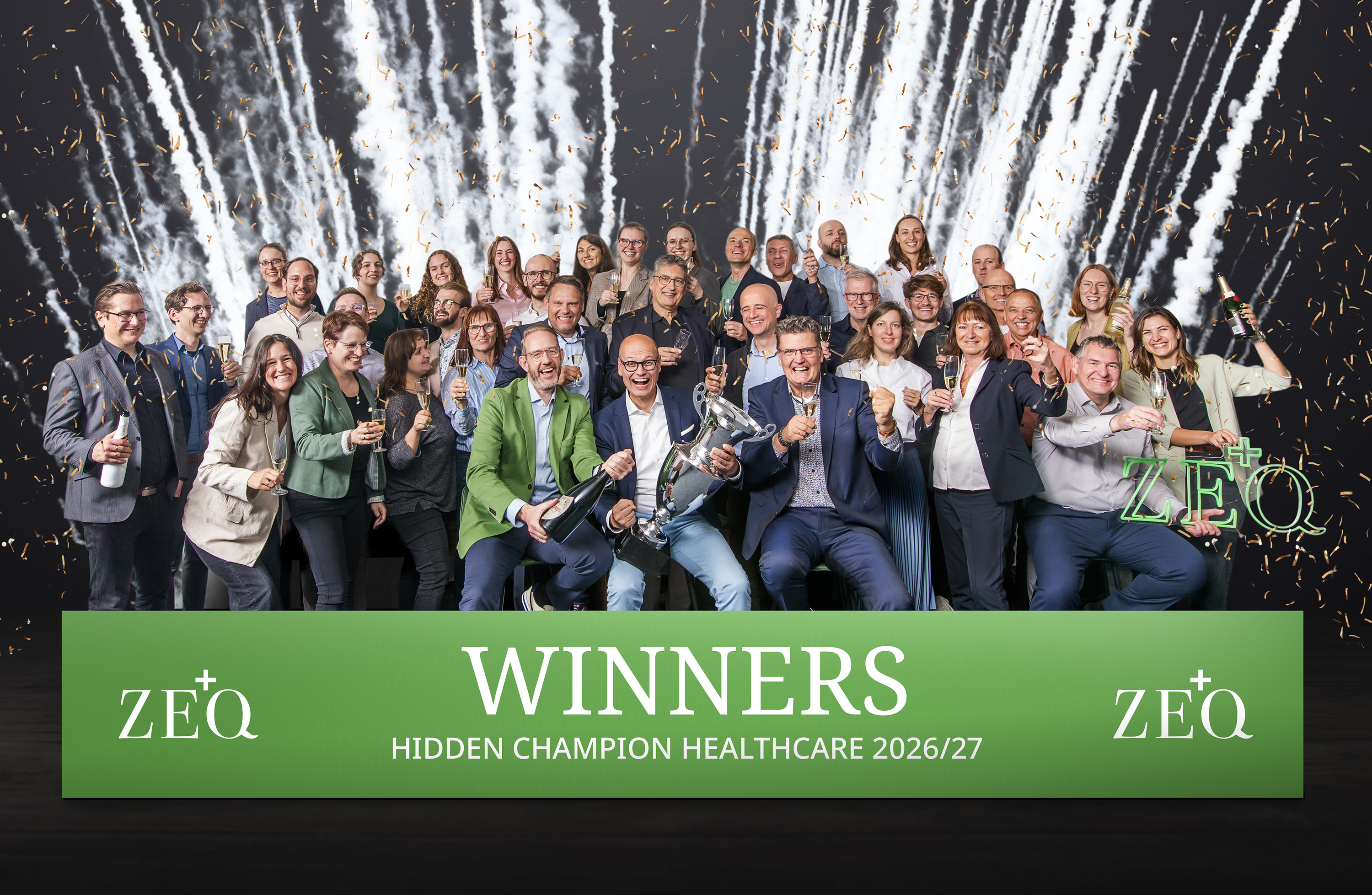 ZEQ verteidigt den Titel Hidden Champion Healthcare