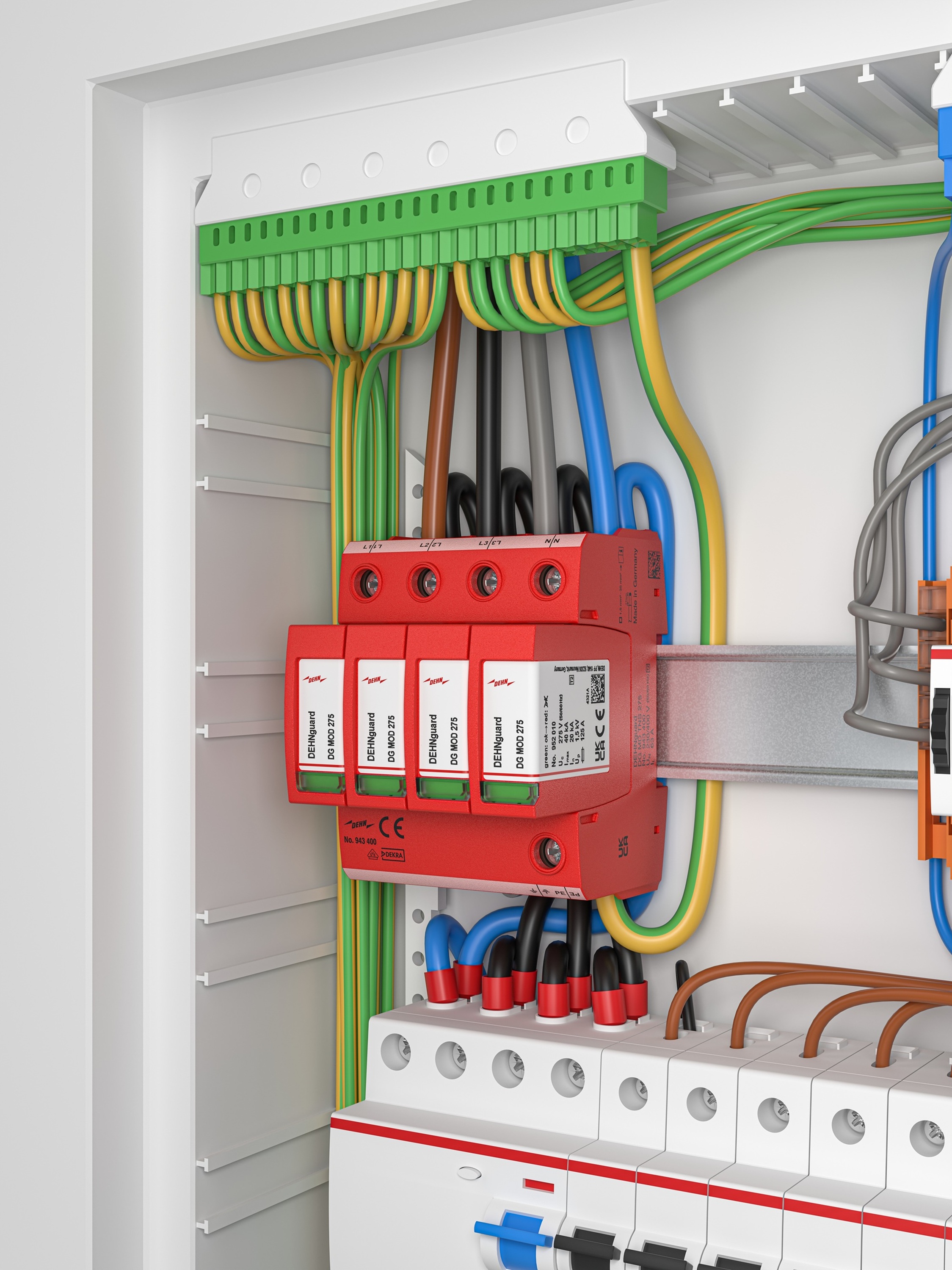 Überspannungsschutz Verteilung (Bildquelle: DEHN SE)