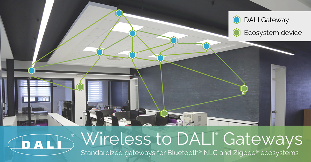DALI Alliance veröffentlicht Test- und Zertifizierungsspezifikationen für Wireless-zu-DALI-Gateways. (Die Bildrechte liegen bei dem Verfasser der Mitteilung.)