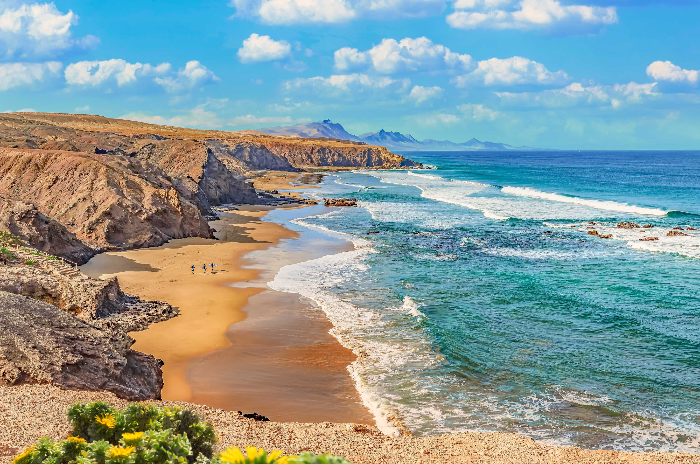 Im Winter ist Fuerteventura ein Paradies für Surfer, das man mit Corendon Airlines schnell erreicht. (Die Bildrechte liegen bei dem Verfasser der Mitteilung.)