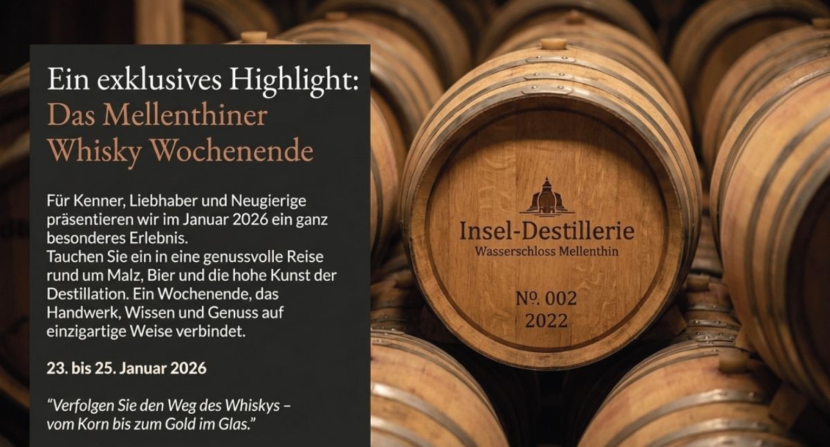Whisky-Event auf Wasserschloss Mellenthin (© Ralph Kähne)