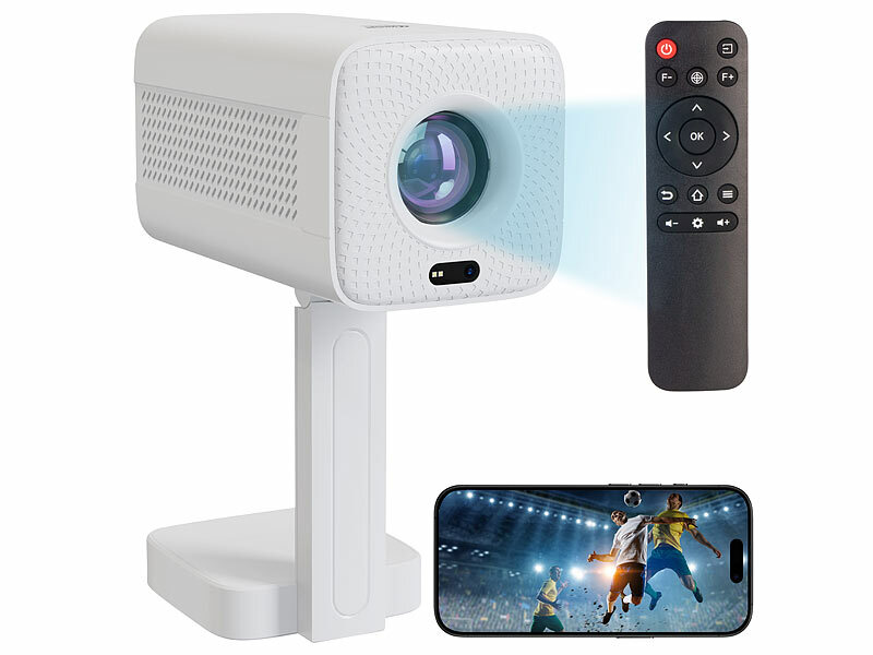 SceneLights Technologies WLAN-LED-Mini-Beamer LB-100.mini, Full HD nativ, www.pearl.de (Die Bildrechte liegen bei dem Verfasser der Mitteilung.)