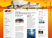 Die Offenburger avenit AG hat die Webseite für den Deutschen Pavillon auf der EXPO 2010 realisiert. Die Offenburger avenit AG hat die Webseite für den Deutschen Pavillon auf der EXPO 2010 realisiert.