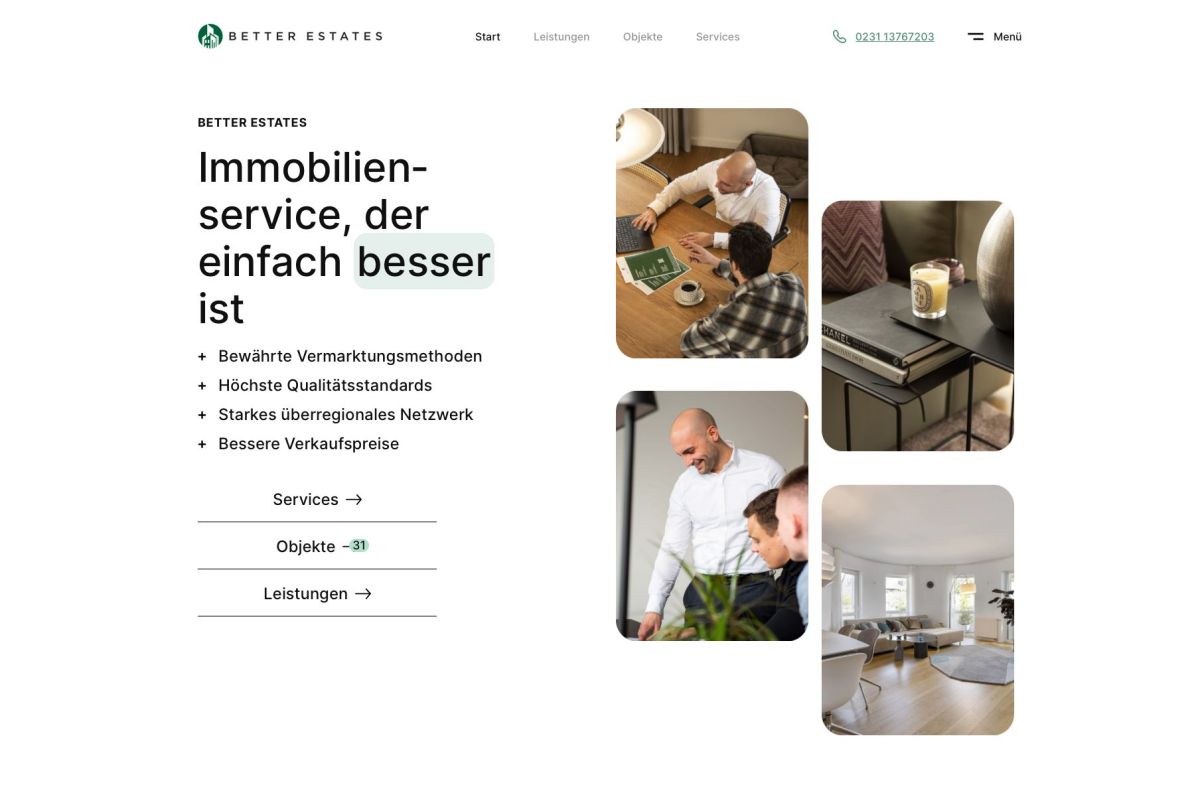 Immobilienmakler Dortmund - Better Estates GmbH (© Better Estates GmbH)