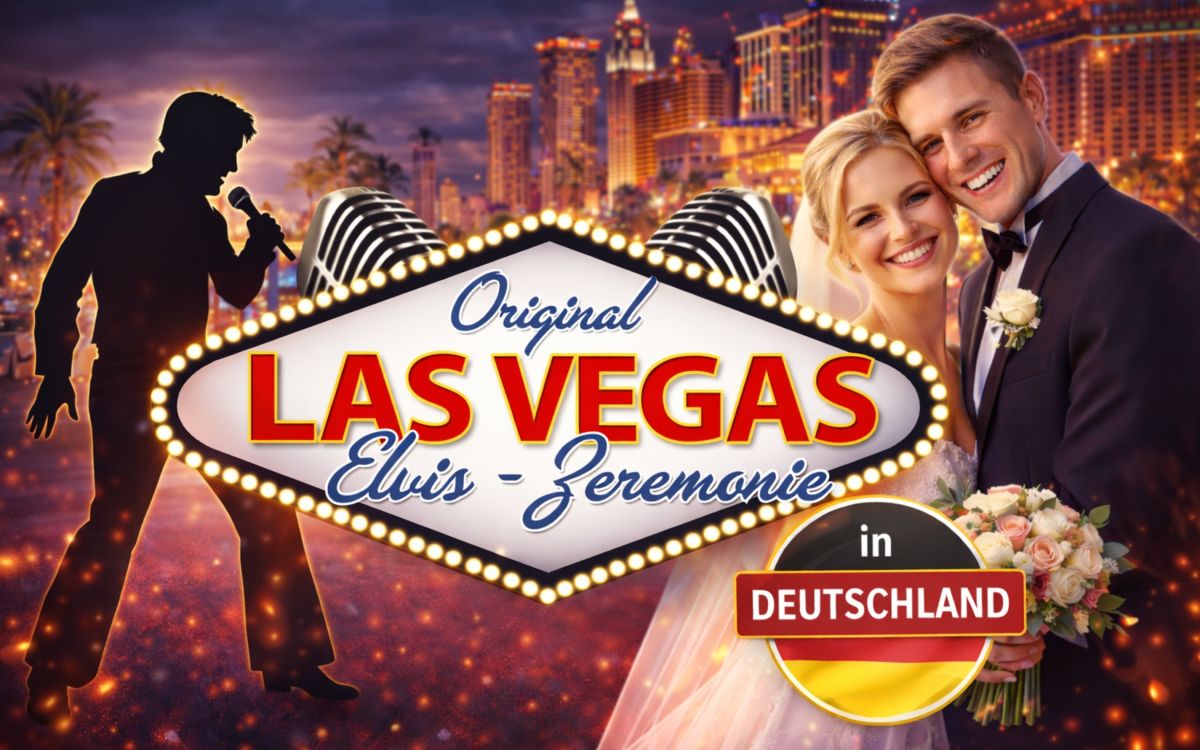 Einzigartig in Deutschland - Elvis Wedding Germany: Freie Trauung & Gelübde erneuern mit King Eddy (© @eddy-events.de)