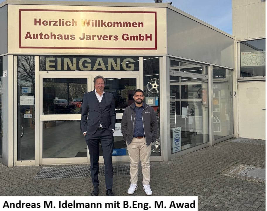 Andreas M. Idelmann imc Unternehmensberatung und B. Eng. M. Awad - Unternehmenskäufer (Die Bildrechte liegen bei dem Verfasser der Mitteilung.)
