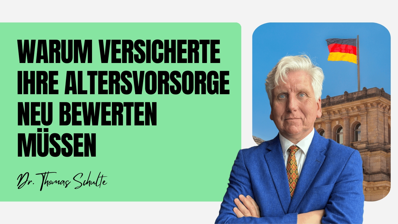 Policen-Clearing - Warum Versicherte ihre Altersvorsorge neu bewerten mu?ssen - Dr Thomas Schulte (Die Bildrechte liegen bei dem Verfasser der Mitteilung.)
