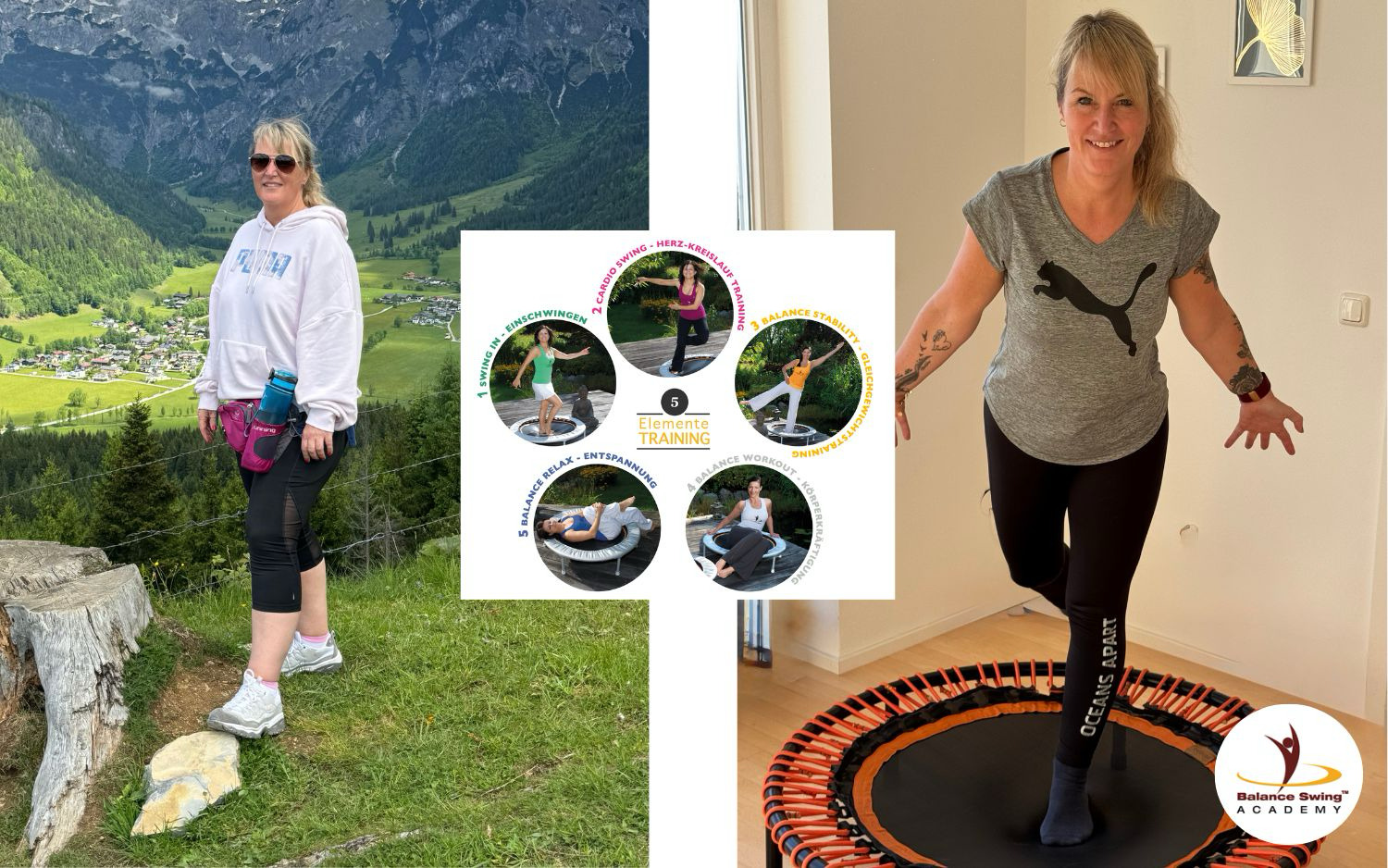 Mit Glücksgefühl abnehmen - dank Balance Swing™: Nadine Müller, 50, wiegt heute 32 Kilo weniger.