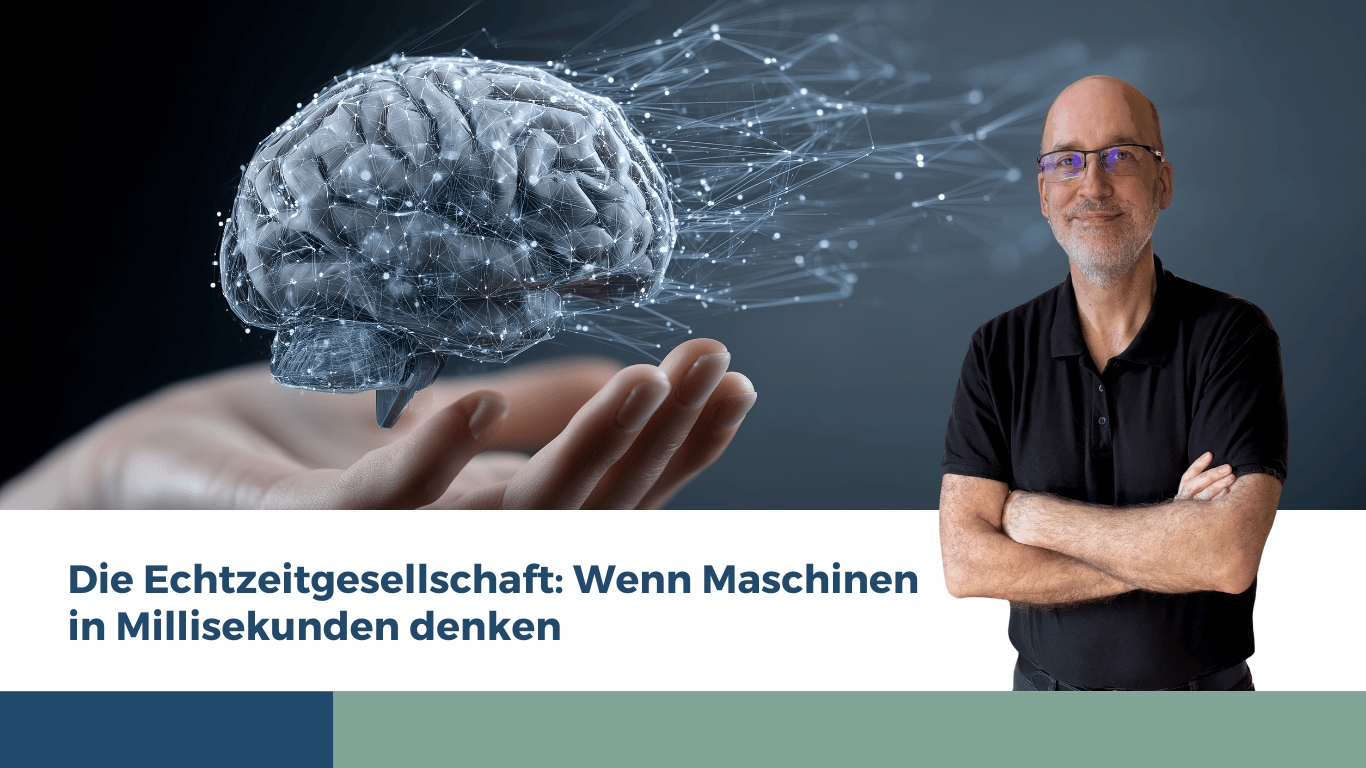 Die Echtzeitgesellschaft - Wenn Maschinen in Millisekunden denken–Eyroq (Die Bildrechte liegen bei dem Verfasser der Mitteilung.)