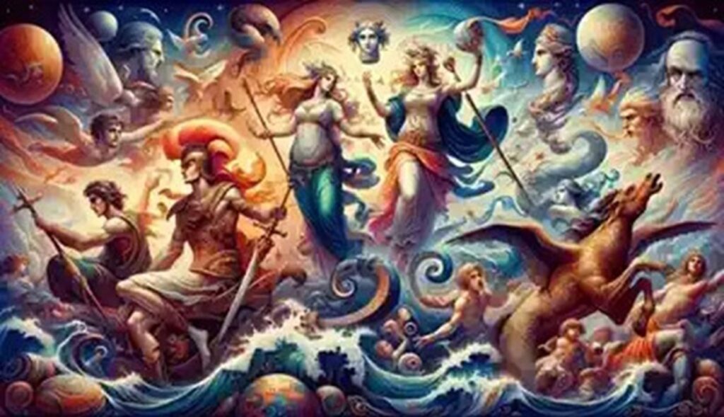 Griechische Mythologie, Antike und Krieg (Die Bildrechte liegen bei dem Verfasser der Mitteilung.)