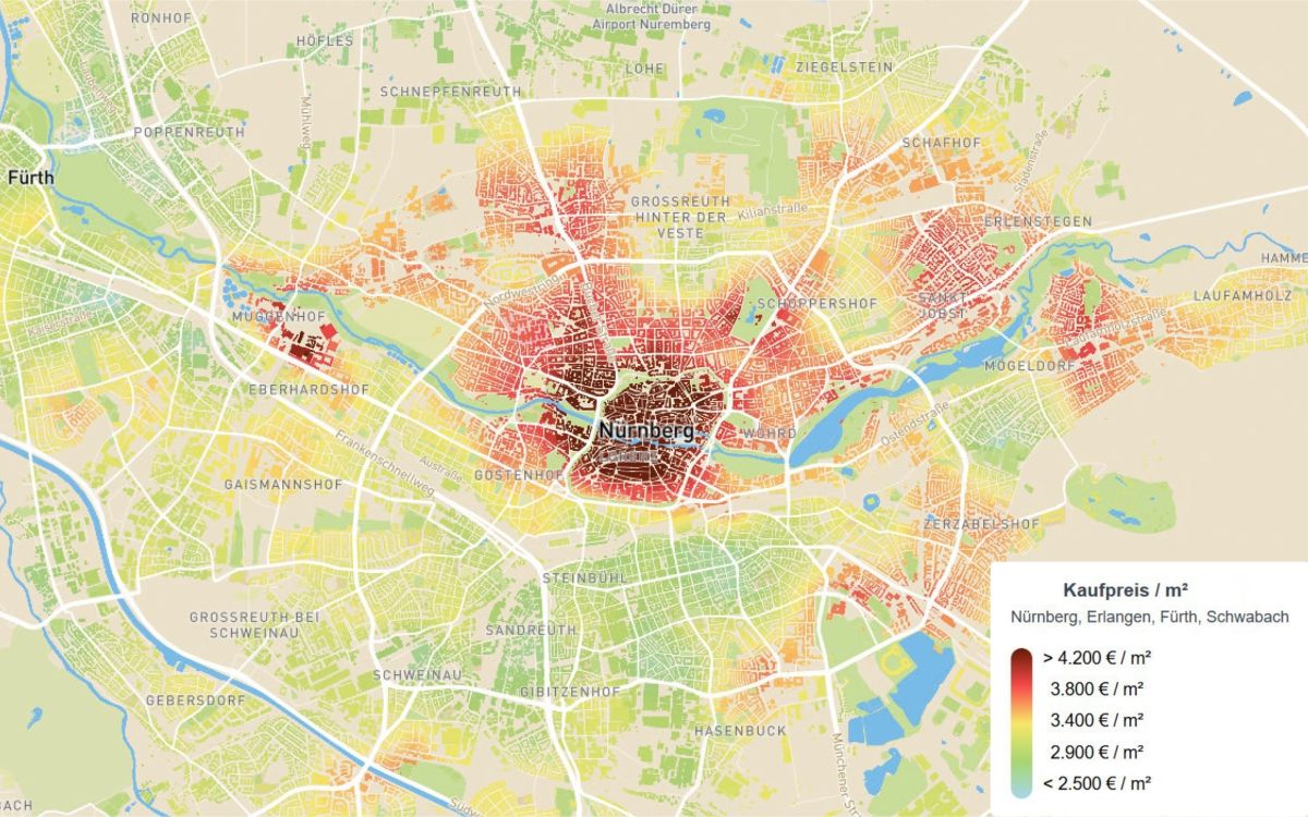 Pricemap Nürnberg (© )