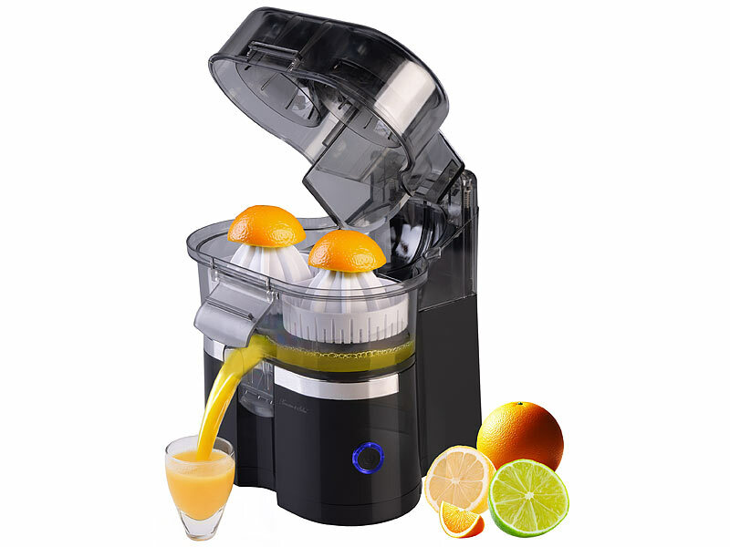 Rosenstein& Söhne Akku-Doppelentsafter, kabellos, BPA-frei, USB-C, 2.000 mAh, www.pearl.de (Die Bildrechte liegen bei dem Verfasser der Mitteilung.)