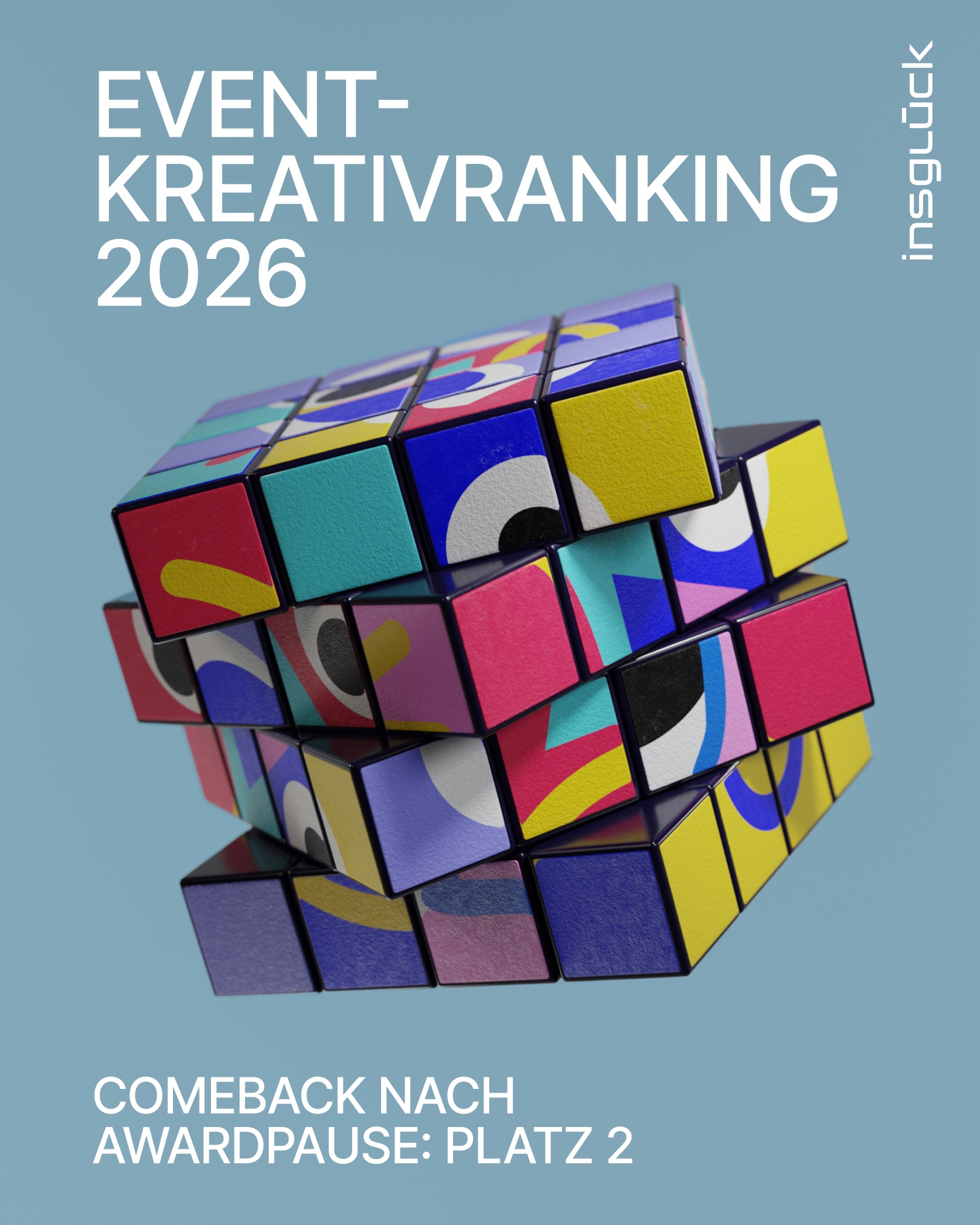 insglück auf Platz 2 im Deutschen Event-Kreativranking 2026 ©  insglück