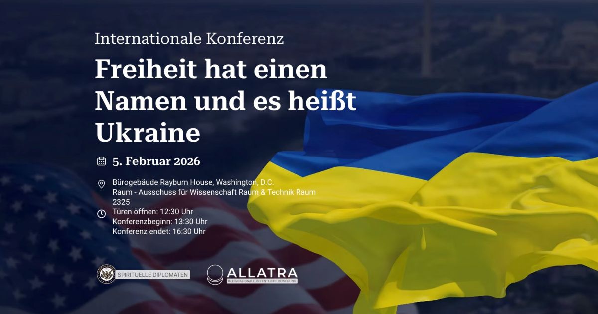 Mark Burns und ALLATRA rufen US-Kongress zur Einheit für Ukraine-Wiederaufbau auf (© )