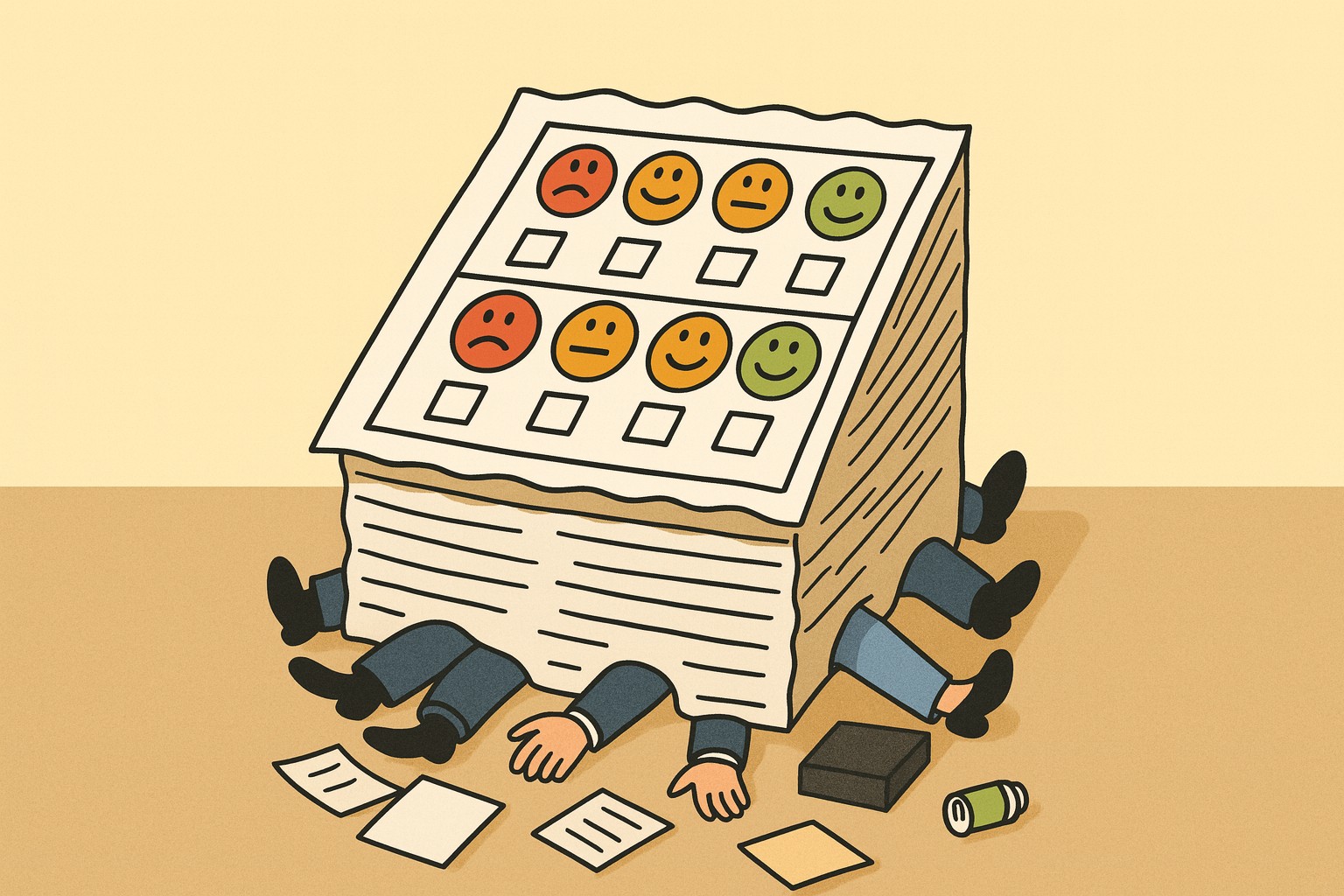 Wenn Umfragen erschlagen (Die Bildrechte liegen bei dem Verfasser der Mitteilung.)