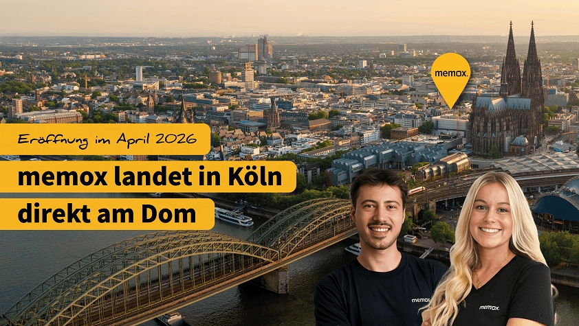 memox landet in Köln direkt am Dom (Bildquelle: @memox)