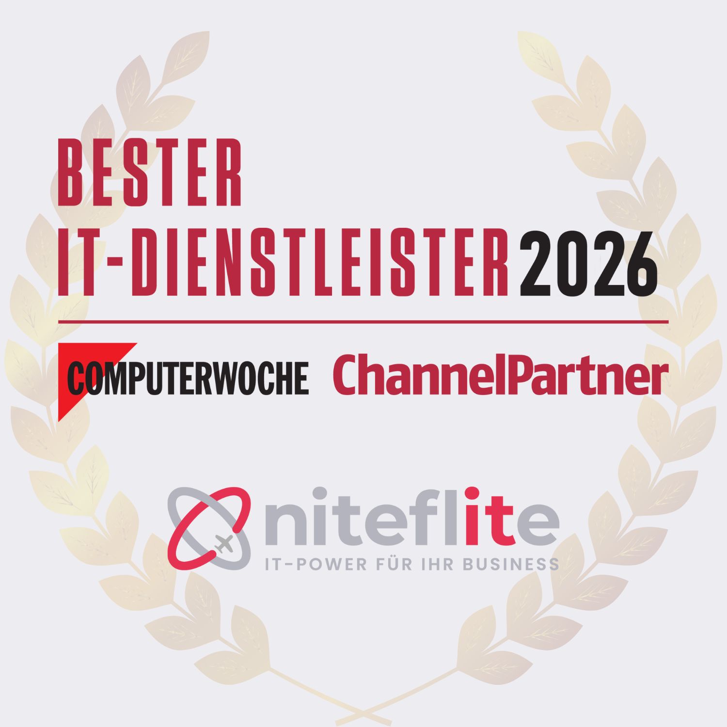 niteflite zählt zu den besten IT-Dienstleistern Deutschlands 2026 (Die Bildrechte liegen bei dem Verfasser der Mitteilung.)