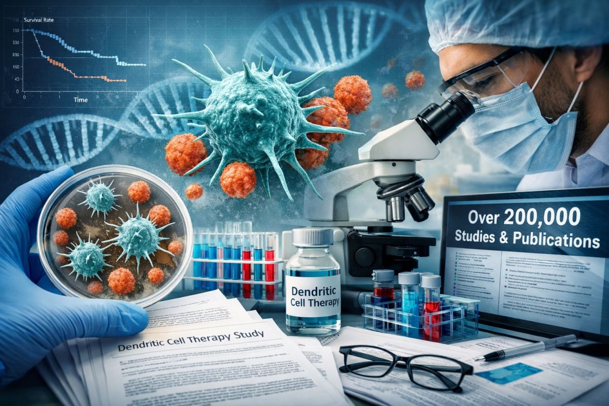 dendritische Zelltherapie - 200.000 Studien, Dissertatione, Publikationen weltweit (© IMMUMEDIC Limited)