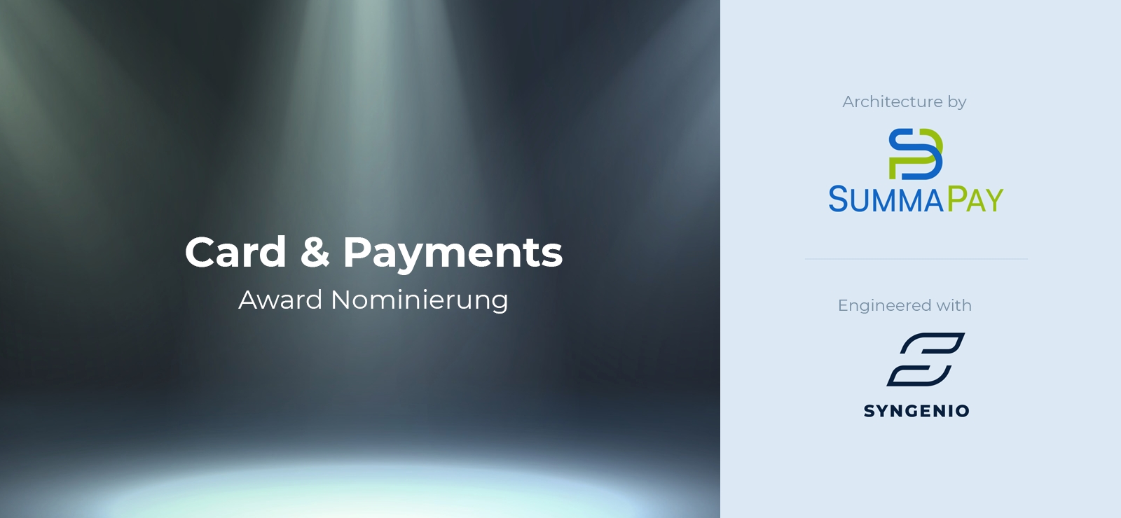 SummaPay ist Finalist bei den 21st Card and Payments Awards 2026 (Bildquelle:©Syngenio AG und SummaPay GmbH)