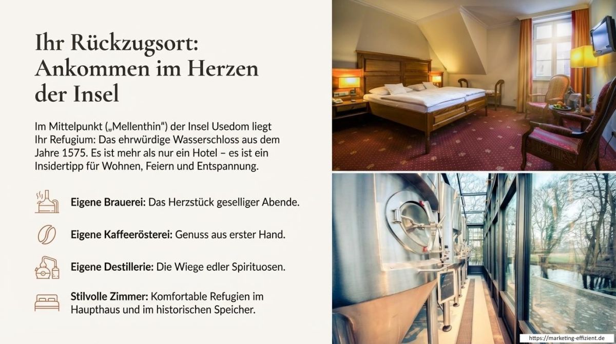 Exklusives Februar-Programm im Wasserschloss Mellenthin (© Marketing effizient)