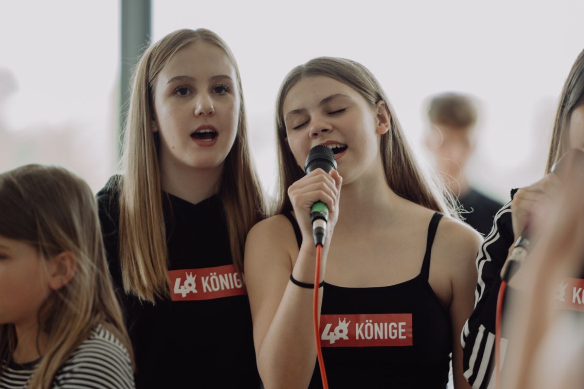 Sängerinnen 48 Könige Dethloffschule 2024 (© Sandra Weckert)