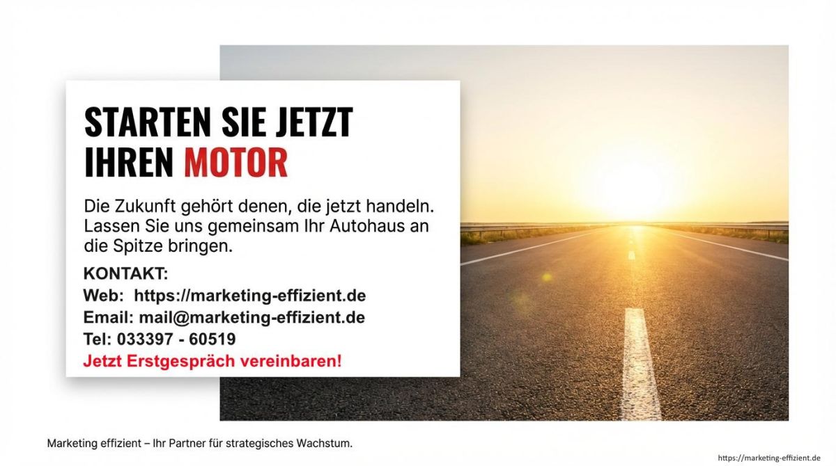 Ihr Autohaus in der Pole Position (© Marketing effizient)