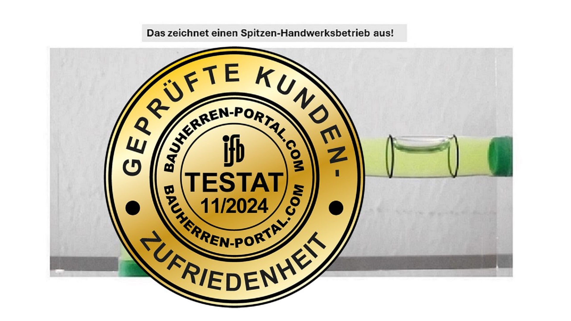 Gütesiegel für Spitzenleistungen im Handwerk