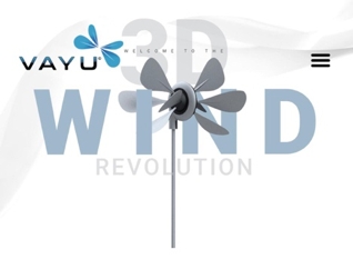 Vayu 3D Turbine vom Windrad-Pionier 3D Windrad AG (Bildquelle: @Vayu)
