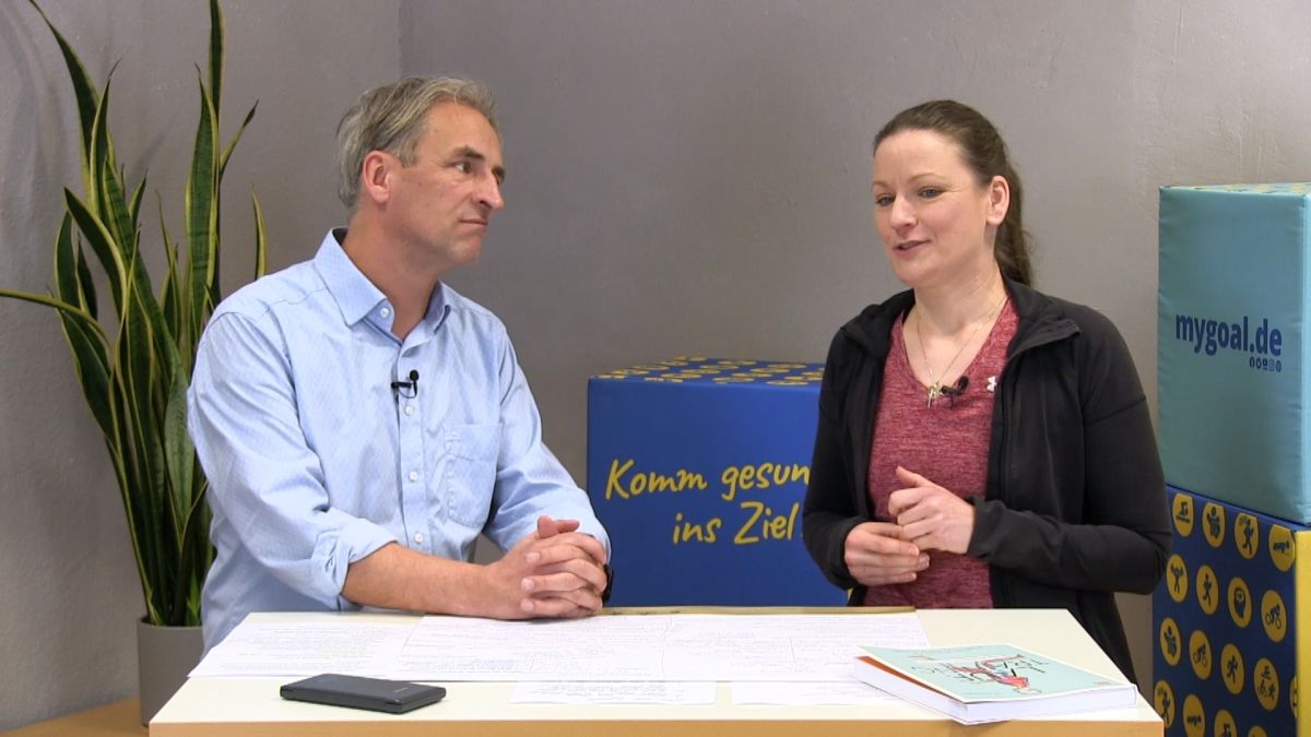 Podcast Hosts Mathias Priebe und Anke Stefaniak (© MyGoal Training)