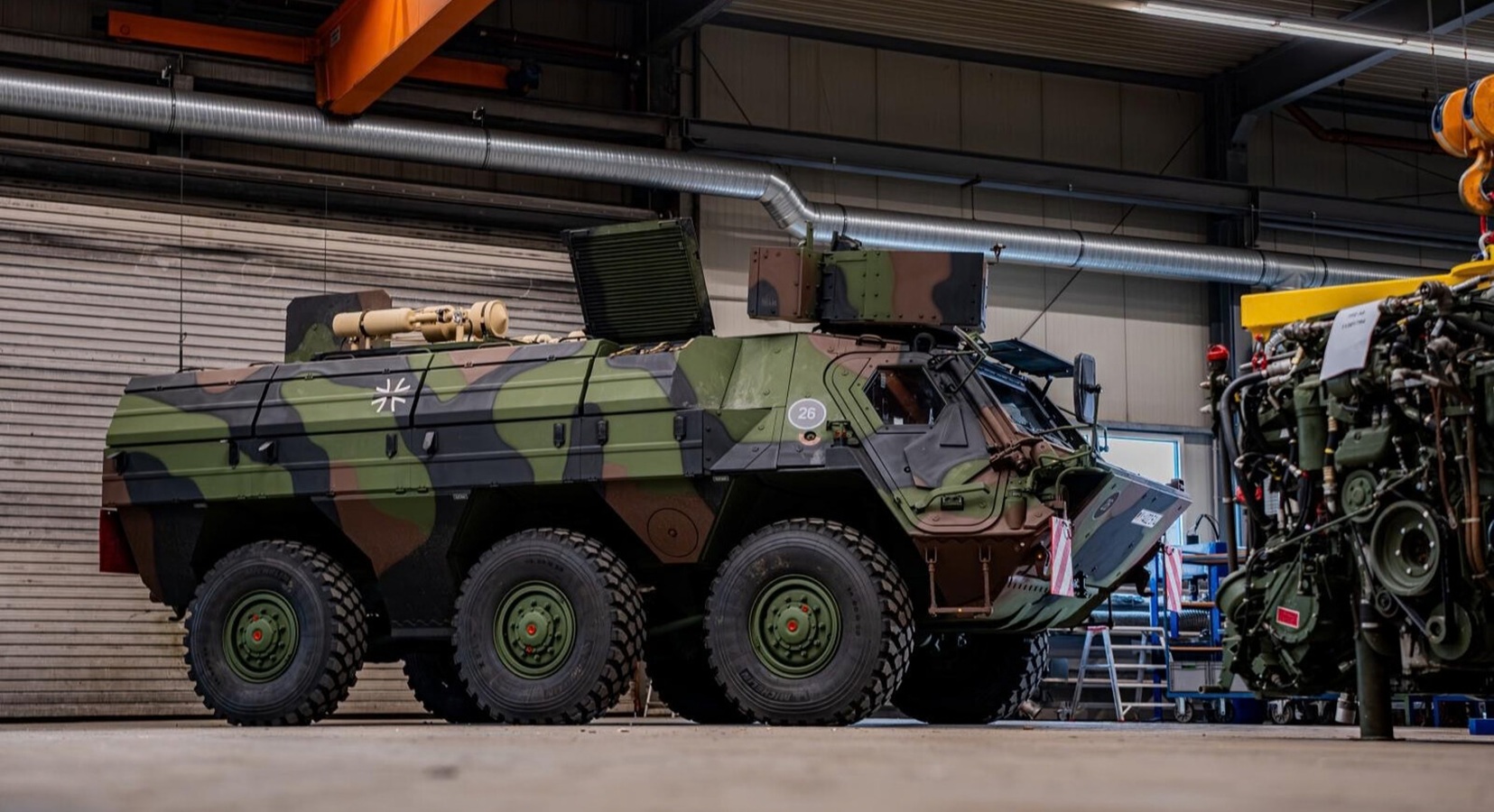 Die Unternehmen der DIRKS Defence sind in der Instandhaltung und Zulieferung für Systeme wie diesen TPz Fuchs tätig.