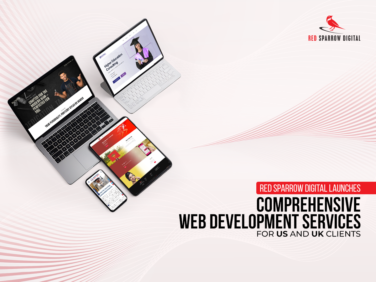 Red Sparrow Digital Launches Comprehensive Web Development Services for US and UK Clients