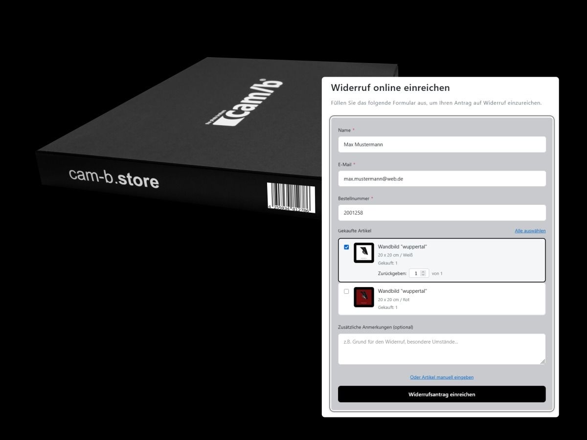 EU-Widerrufsformular (© Dirk Eichler)